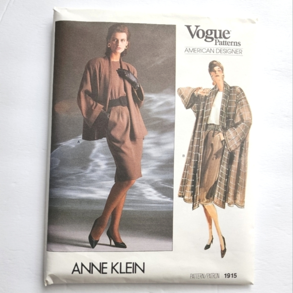 Sewing Pattern Anne Klein 8-10-12 UNCUT